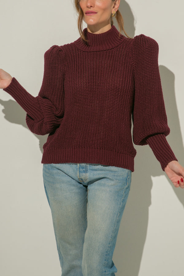 
                  
                    AMELIE WINE SWEATER
                  
                