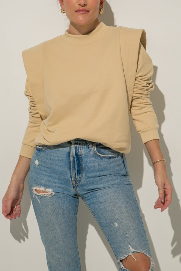 
                  
                    ISABEL SAND SWEATER
                  
                