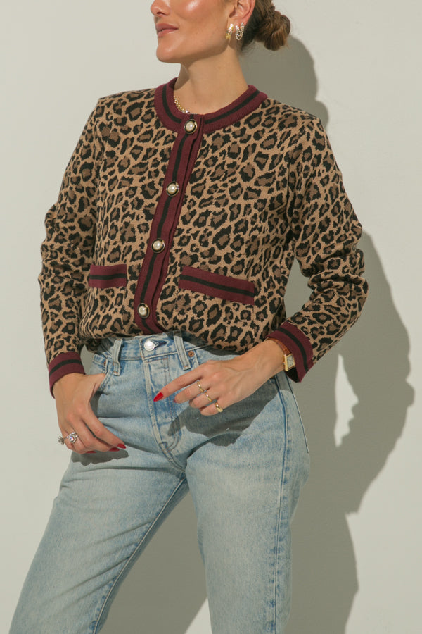 
                  
                    LEO LEO WINE CARDIGAN
                  
                